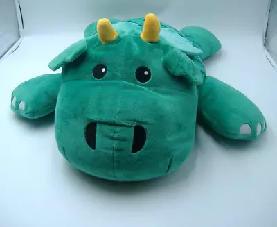 Melissa & Doug Dragon Green Yellow Cuddle  Large Plush 28  Stuffed Animal • $24.56