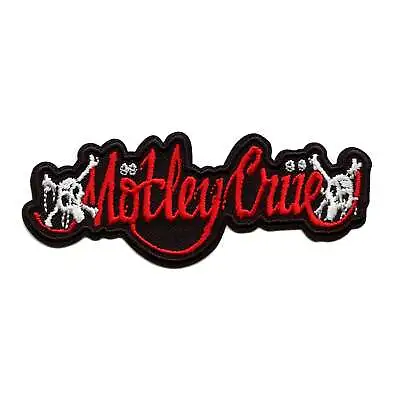 Official Motley Crue Patch Red Feelgood Logo Embroidered Iron On • $10.99