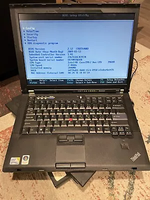 Lenovo ThinkPad T400 Intel Core 2 Duo P8600 2.40GHz 2 GB RAM No HDD - Tested • $69.95