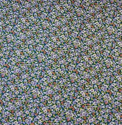 Janine Green 100% Cotton Poplin Floral Bunting Quilting Dress Craft Fabric 150cm • £7.99