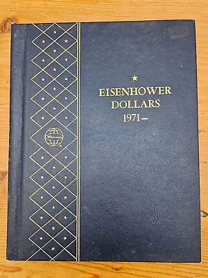 Whitman Classic Coin Album (9590) Eisenhower Dollar $1 1971-1978 With One 1971-D • $8