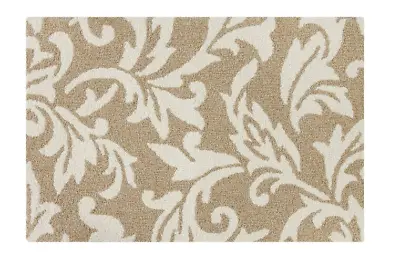 Mohawk 2 X 3 Mocha Indoor/Outdoor Floral/Botanical Throw Rug • $23.99