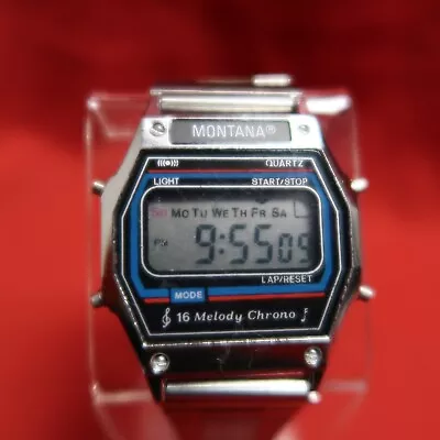 Vintage  Soviet Watch Digital Alarm  Montana 16 MELODY CHRONO Works • $49