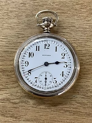 Howard 1914 Series 11 Model E Railroad Pocket Watch 21j 16s • $625