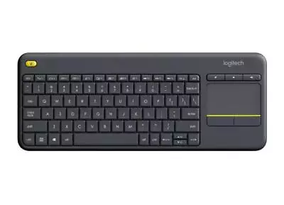 Logitech K400+wireless Keyboard With Integrated Touch Pad Unifying Receiver Bla • $88.63