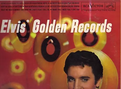 ELVIS  GOLDEN RECORDS Original RCA Mono LP • $14.92