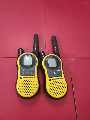 2X Motorola TALKABOUT Radio MH230tpr  Two Way Radios No Batteries No Charger • $32