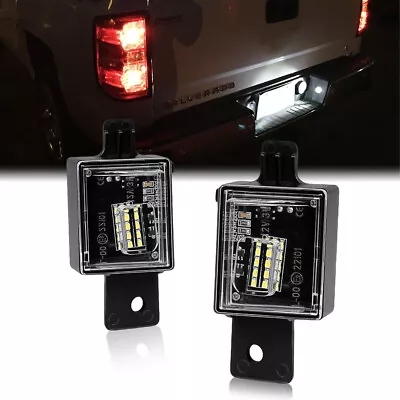 License Plate Rear Bumper Lights LED Lamps For 14-20 Chevy Silverado GMC Sierra • $14.15