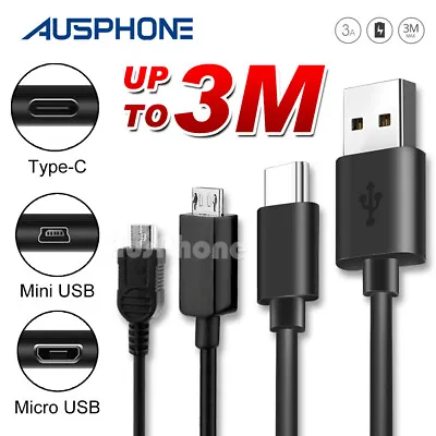 $4.99 • Buy Micro USB Type C Sync Data Charger Cable For Samsung S10 S9 S8 S7 Note 10 9 5G