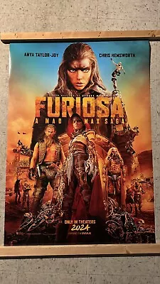 FURIOSA MAD MAX 2024 ORIGINAL THEATRICAL MOVIE POSTER 27x40 • $25