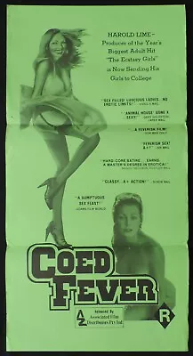 CO-ED FEVER Original Daybill Movie Poster Annette Haven Lisa Loring Serena • $22.47