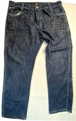 39x30 Jeans South Pole Y2K Baggy Distressed Dark Wash Hip Hop Skater Urban 8180 • $19.50