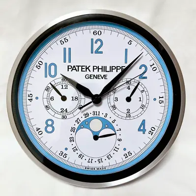 PATEK PHILIPPE Wall Clock Rare Blue Not For Sale • $653
