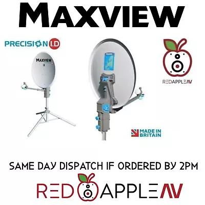 Maxview Precision I.D 65cm Caravan Satellite Dish Single LNB Tripod Carry Case • £314.99