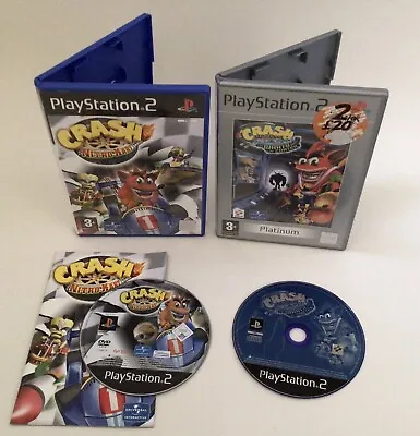 PS2 Crash Nitro Cart & Wrath Of Cortex Games For PlayStation 2 • £10