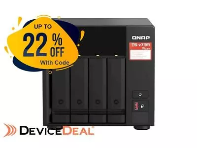 QNAP TS-473A-8G 4 Bay NAS With AMD R-Series Quad-core 2.2GHz And 2 2.5GbE Ports • $1283.84