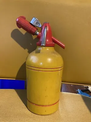 Vintage Solex From Israel Seltzer Bottle Bright Colored Metal • $24.95