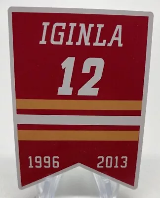 Jersey Retired Number Mini Banner Sticker CALGARY FLAMES You Pick From List • $2.71