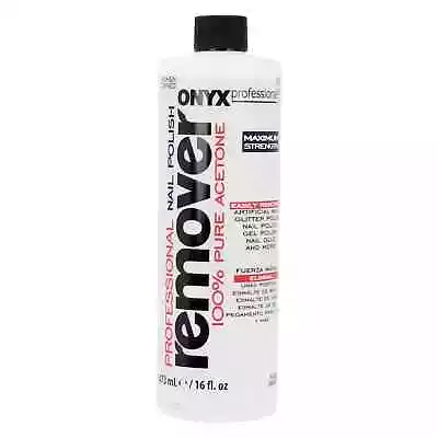 Onyx Professional 100% Pure Acetone Nail Polish Remover 16 Fl Oz. • $6.99
