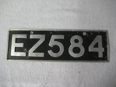 NORTHERN IRELAND BELFAST VINTAGE 1930s # EZ 584 RARE LICENCE PLATE • $69.99