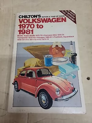 1970-1981 Vw Bug Karmann Ghia Bus Beetle Service Manual Shop Book Volkswagen 77 • $24.99