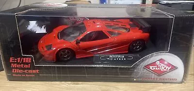 Guiloy 1/18 Scale Diecast 67530 - McLaren Prototype LM Red In Box • $125