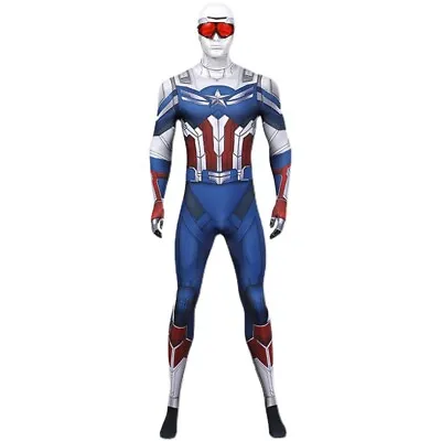 The Falcon And The Winter Soldier Uniform Jumpsuit Halloween Cosplay Costume • $151.04