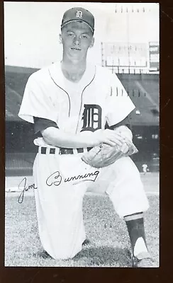 1955 J.D. McCarthy Baseball Postcard Jim Bunning Detroit Tigers • $9.95