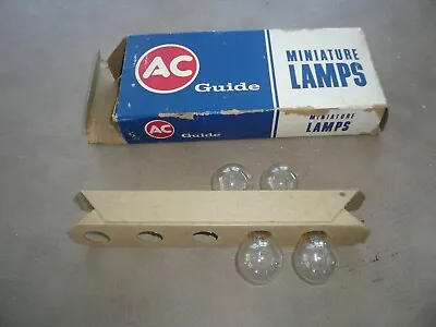 Box Of 4 AC Guide Miniature L1129 Lamps Light Bulbs 6V  • $9.93
