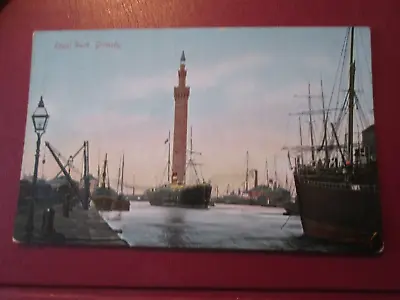 £3.99 • Buy Vintage Postcard Of Royal Dock. Grimsby (1912 Posted)