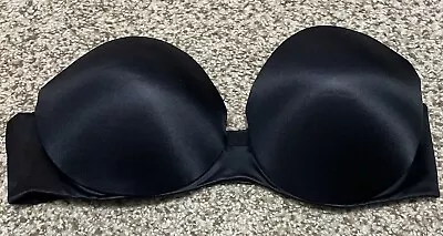 Sweet Nothings By MAIDENFORM Push-Up Strapless Underwire Bra Black #08146 36C • $7.99