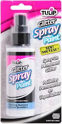 3 Pack Tulip Fabric Spray Paint 4oz-Silver Diamond Glitter FSP2-26572 • $55.15