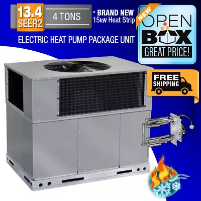 ACiQ 4 Ton 13.4 SEER2 Heat Pump + 15kW Fused Heat Kit Packaged Units - S&D • $3248.05