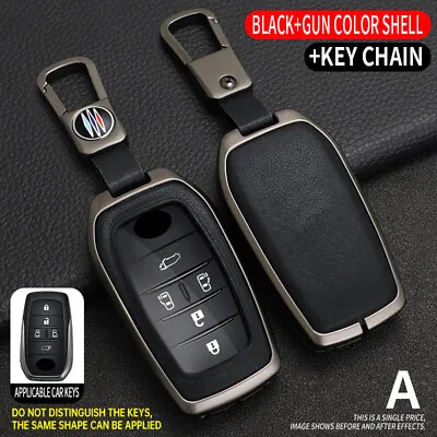 Zinc Alloy Leather Car Key Cover Casefor Toyota Alphard PREVIA Voxy Noah Esquire • $20.69