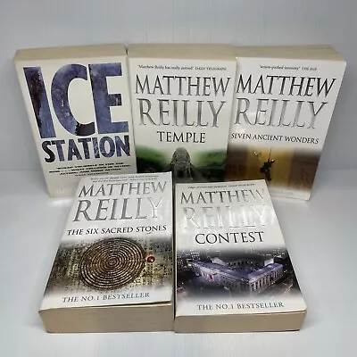 5x Matthew Reilly Jack West Jr & Others Paperback Books Bundle Lot Mystery • $49.90
