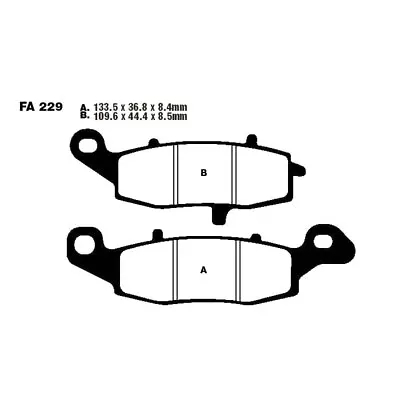 Pair Of Ebc V Fa229v 737.70.45 For Kawasaki 650 Z650 2020-2021 Tablets • £32