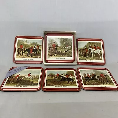 Vintage Pimpernel Coasters English Fox Hunting In Box • $11.99