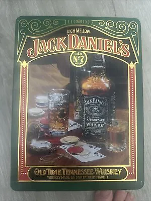 Vintage JACK DANIELS Old No. 7  Tin By Barringer Wallis & Manners • $14.95