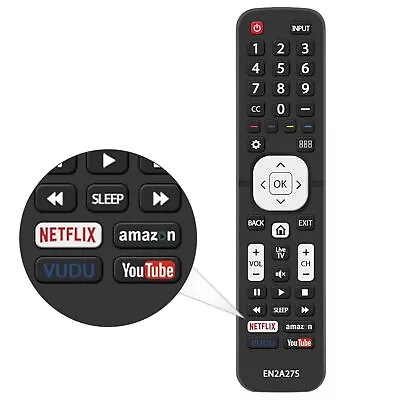 Replacement En2A27S Remote Control Fit For Sharp Lcd Hdtv 4K Ultra Led Smart T • $18.99