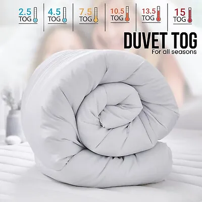 Duvet Tog Hotel Quality Feels Like Down Anti Allergy Single Double King Quilt • £9.99