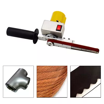 Electric Belt Sander Handheld Mini Grinder Small Machine + 10 Sanding Belts NEW • $41