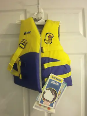 Stearns ~ 'scooby' Youth Life Vest ~ 50 - 90 Lbs.  ~ Type Iii ~ Nwt  (old Stock) • $19.95