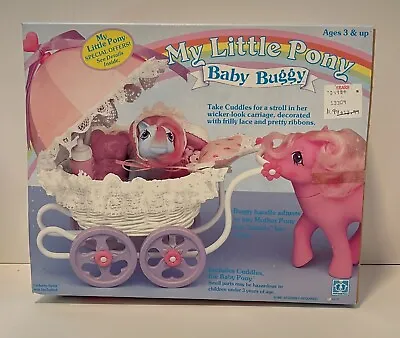 Vintage My Little Pony Baby Buggy New In Sealed Box 1985 Hasbro • $1499.99