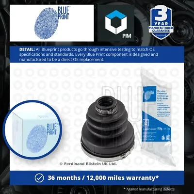 CV Joint Boot Front Inner ADB118102 Blue Print C.V. Driveshaft Gaiter Quality • $23.50