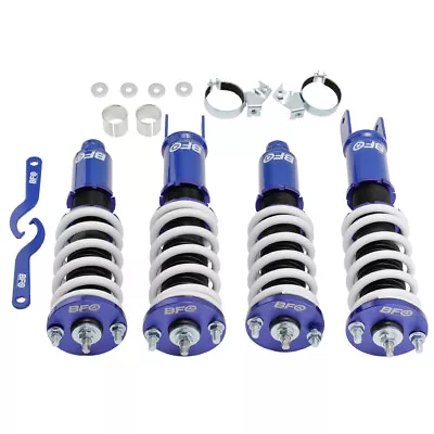 Front + Rear Adjustable Coilovers For Honda Civic CRX 88-91 Acura Integra 90-93 • $199