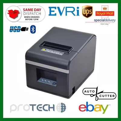 £79 • Buy Thermal Receipt Printer 80mm USB Bluetooth Auto Paper Cutter For POS System