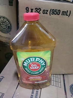 Case 9 Murphy Oil Soap Original Wood Cleaner Liquid 32oz 01163 • $15.99