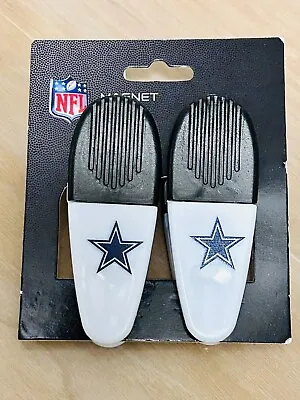 Magnetic Bag Refrigerator Clips  Dallas Cowboys Star Set Of 2 • $8.25