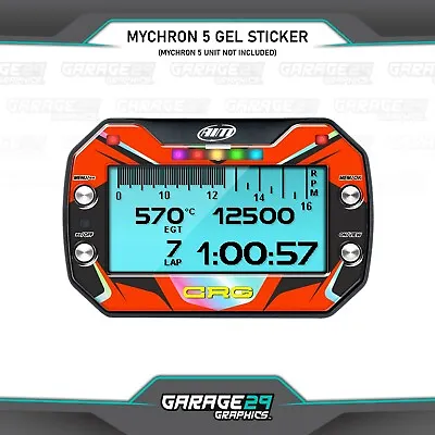 CRG Style Mychron 5 Gel Lap Timer Sticker • $19.88