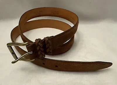 Martin Dingman Split Cowhide Suede Leather Made In America Men’s Belt Size 40 • $45